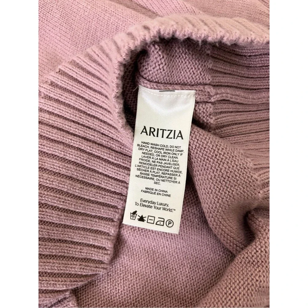 Aritzia Sunday Best Peggy Icon Dog Graphic Cotton Cashmere Sweater XS